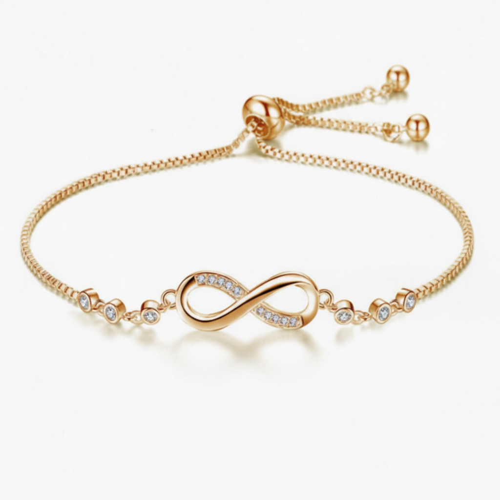 Close-up detail of infinity centerpiece