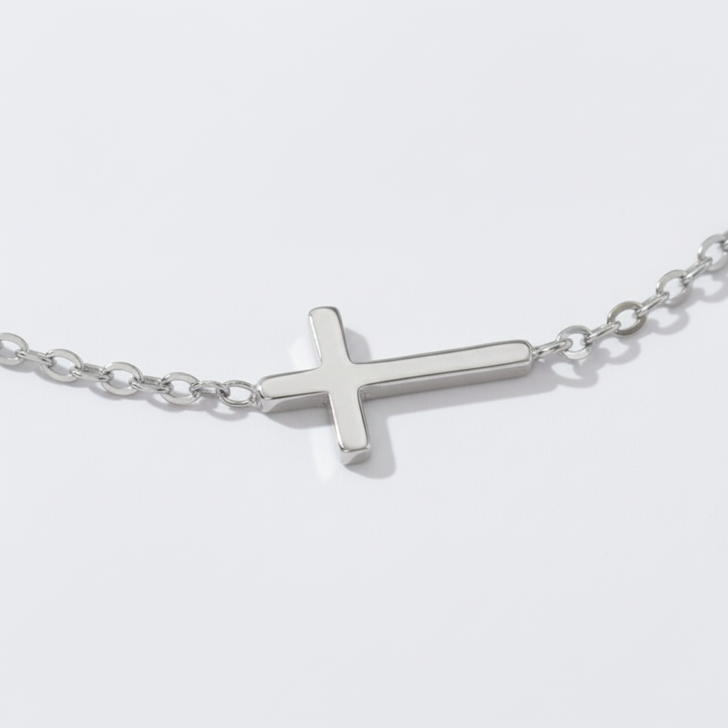 Silver Cross Necklace